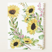 2023 Monogram Sunflower Weekly Non Dated プランナー手帳 (裏面)