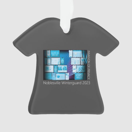 2023 Noblesville Winterguard – プライバシーの侵害 オーナメント (正面)