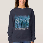 2023 - Nutcracker Winter Scene Navy Sweatshirt スウェットシャツ (正面)