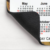 2023 Orange Holiday Art Calendar by Janz Mouse pad マウスパッド (コーナー)