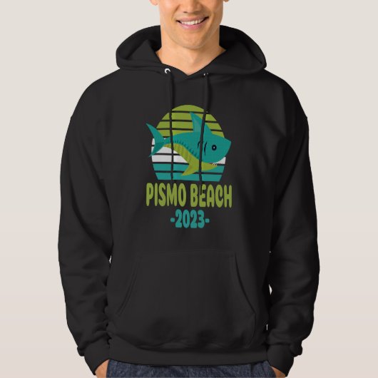 2023 Pismo Beach California Shark パーカ (正面)
