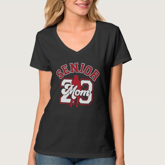 2023 Senior Mom Happy Last Day Of School Student G Tシャツ (正面)