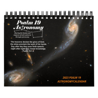 2023 SMALL Psalm 19 Astronomy Societyカレンダー カレンダー