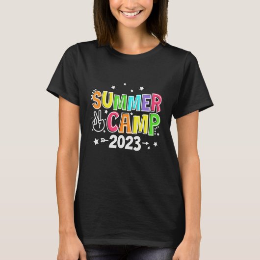 2023 Summer Camp For Friends And Mates To Sign Aut Tシャツ (正面)