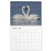 2023 Trumpeter Swan Wall Calendar カレンダー (2月 2027)