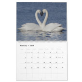 2023 Trumpeter Swan Wall Calendar カレンダー (2月 2026)