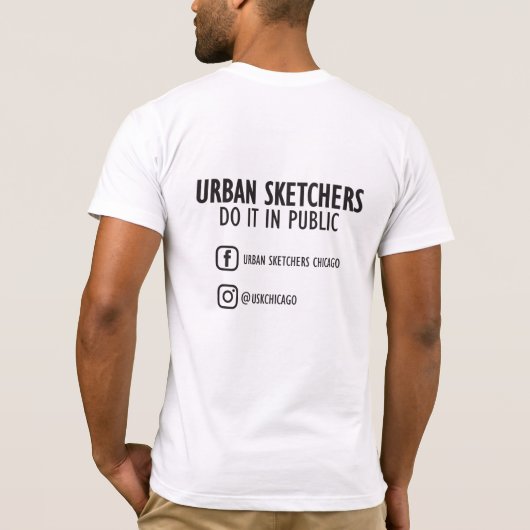 2023 USk Chicago Sketch Seminar Tシャツ (裏面)