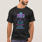2023 Video Game Level Complete High School Tシャツ (正面)