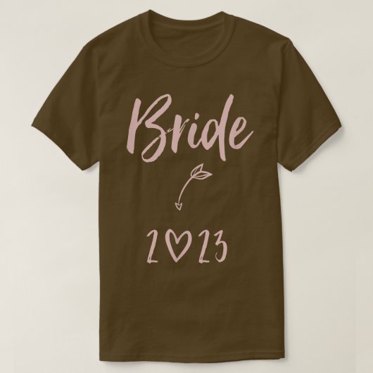 2023 Wedding Bride Heart  Tシャツ (デザイン正面)