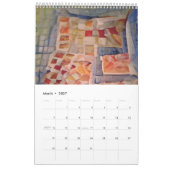 2023 WylieキルティングOnePage MediumCalendar,白 カレンダー (3月 2027)