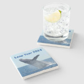 2024うるう年 ストーンコースター (横)