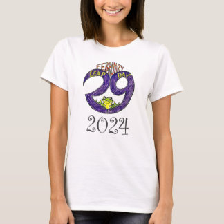 2024うるう年 Tシャツ
