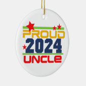 2024おじさ誇りを持ったんオーナメント セラミックオーナメント (右)