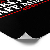 2024おもしろい年に再びペットを安全にする ポスター (角)