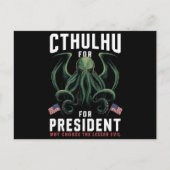 2024おもしろい年の大統領のためのCthulhu選挙 ポストカード (正面)