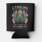 2024おもしろい年の大統領のためのCthulhu選挙 缶クーラー (正面)