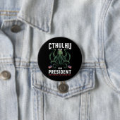 2024おもしろい年の大統領のためのCthulhu選挙 缶バッジ (インサイチュ)