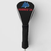 2024おもしろい年の子供のない猫の引用文 ゴルフヘッドカバー (正面)