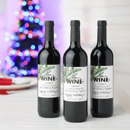 2024おもしろい年ワインの接着剤が私たちを一緒に緑を保持 ワインラベル