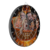 2024おもしろい-25ハンドバスケットのMAGA共和党の地獄 ダーツボード (正面左)