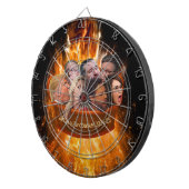 2024おもしろい-25ハンドバスケットのMAGA共和党の地獄 ダーツボード (正面右)