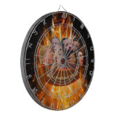 2024おもしろい-25ハンドバスケットのMAGA共和党の地獄 ダーツボード (正面左)