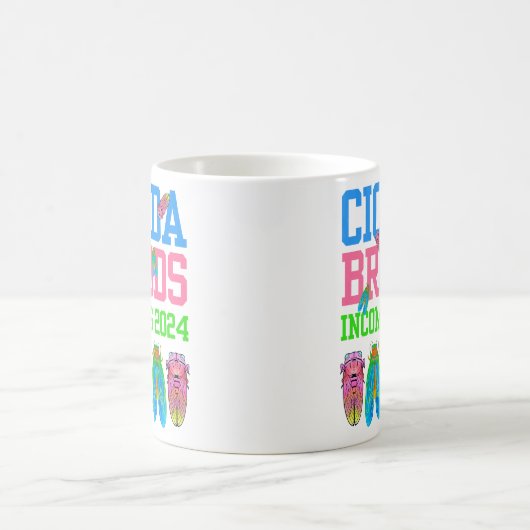 2024おもしろいCICADA BROODS着信 コーヒーマグカップ (中央)