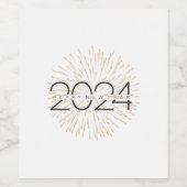 2024きらめく年の祭り ワインラベル (シングルラベル)