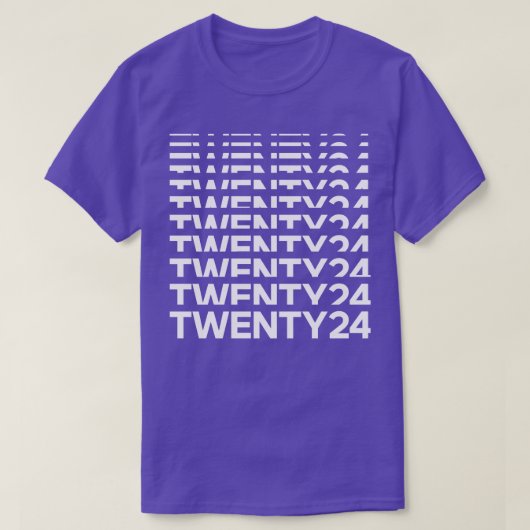 2024すべて白 Tシャツ (デザイン正面)