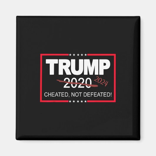 2024だまされて負け救なく、アメリカBaを取る マグネット (正面)