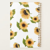 2024ひまわり緑の毎週の月別非日付 プランナー手帳 (裏面)