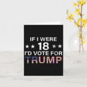 2024もし年のトランプに18票を投じた カード (黄色い花)