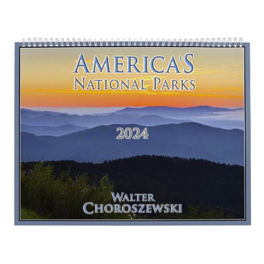 2024アメリカの国立公園 – CHOROSZEWSKI Large カレンダー (カバー)