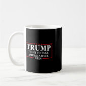 2024アメリカを取り戻すための戦いRet コーヒーマグカップ (左)