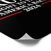 2024アメリカを取り戻すための戦いRet ポスター (角)