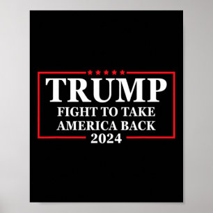 2024アメリカを取り戻すための戦いRet ポスター