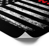 2024アメリカ国旗のヴィンテージ ポスター (角)