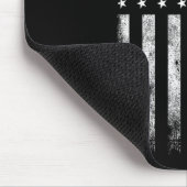 2024アメリカ国旗のヴィンテージ マウスパッド (コーナー)