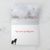 2024ウィンターホリデーフリーシアホース カード (内部)