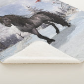 2024ウィンターホリデーフリーシアホース シェルパブランケット (3/4)