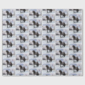 2024ウィンターホリデーフリーシアホース ラッピングペーパー (フラット)