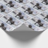 2024ウィンターホリデーフリーシアホース ラッピングペーパー (角)