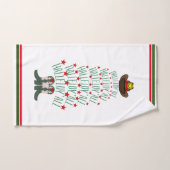 2024カウボーイクリスマスツリーゲスト ハンドタオル (ハンドタオル)