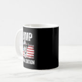 2024カウボーイ版共和党アメリカ国旗 コーヒーマグカップ (正面左)