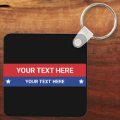 2024カスタマイズ年大統領選挙テーマ キーホルダー (裏面)