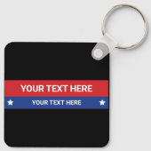 2024カスタマイズ年大統領選挙テーマ キーホルダー (裏面)