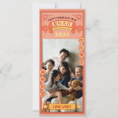 2024カスタム年フォトドラゴ中国のン新年 シーズンカード (正面)