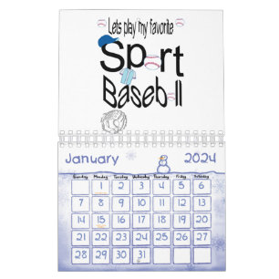 2024カレンダースポーツサッカー、バスケットボール、サッカー カレンダー