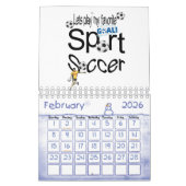 2024カレンダースポーツサッカー、バスケットボール、サッカー カレンダー (2月 2026)