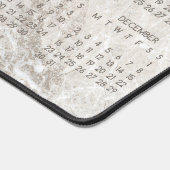 2024カレンダー大理石バックグラウンドフォトデザイン デスクマット (コーナー)